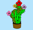 Dibujo Flores de cactus pintado por yydsgcf