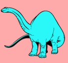 Dibujo Braquiosaurio II pintado por luciaroncero