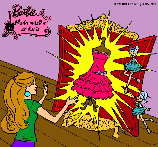 El vestido mágico de Barbie