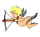 Dibujo Cupido volando pintado por CUPIDO