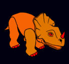 Dibujo Triceratops II pintado por Cucuy