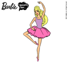 Dibujo Barbie bailarina de ballet pintado por yure