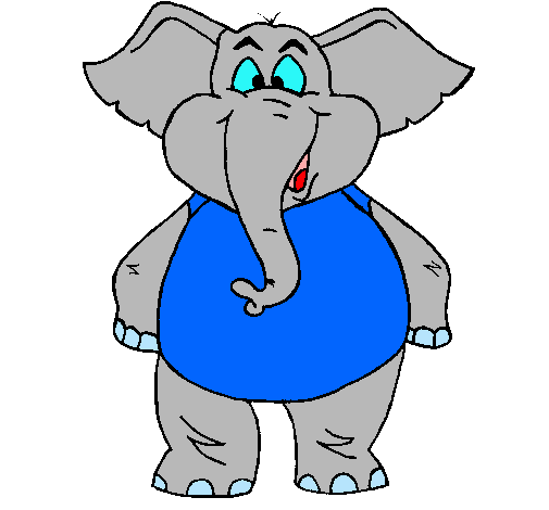 Elefante contento