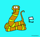 Dibujo Serpiente pintado por stoneboy