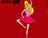 Dibujo Barbie bailarina de ballet pintado por pell-o