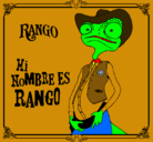 Dibujo Rango pintado por rango