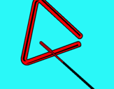 Dibujo Triángulo pintado por cuore