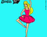 Dibujo Barbie bailarina de ballet pintado por lizetf