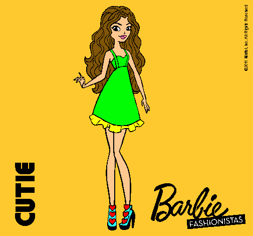 Dibujo Barbie Fashionista 3 pintado por alivi2126