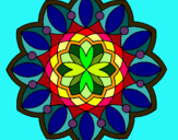 Dibujo Mandala 3 pintado por Prikvero