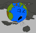 Dibujo Tierra enferma pintado por magu