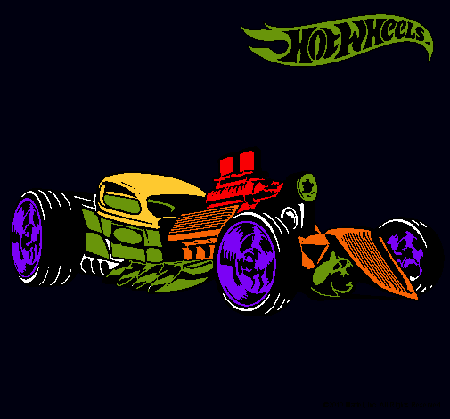 Dibujo Hot Wheels 10 pintado por Daniel2006