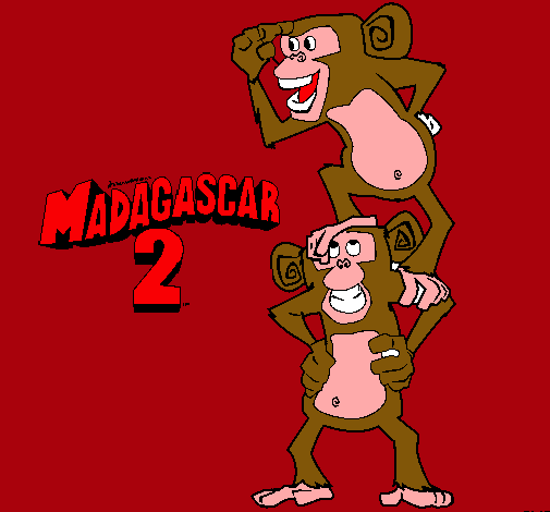 Madagascar 2 Manson y Phil