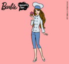 Dibujo Barbie de chef pintado por hemoxa