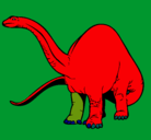 Dibujo Braquiosaurio II pintado por hfhg
