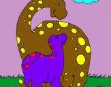 Dibujo Dinosaurios pintado por kakan