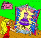 Dibujo El vestido mágico de Barbie pintado por ianna