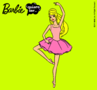 Dibujo Barbie bailarina de ballet pintado por rihanna