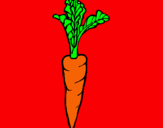 Dibujo zanahoria pintado por braulio