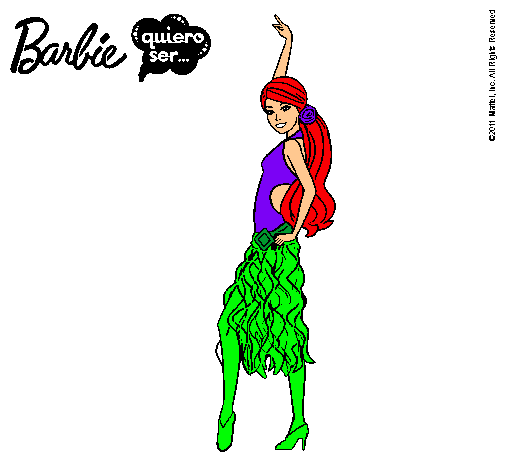 Barbie flamenca