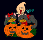 Dibujo Halloween pintado por lindaoh741