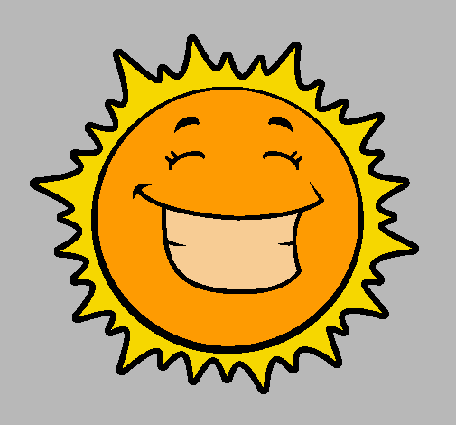 Sol sonriendo