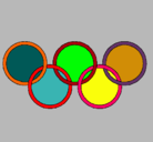 Dibujo Anillas de los juegos olimpícos pintado por Luly2912
