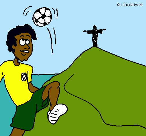 Dibujo Brasil pintado por cindy226