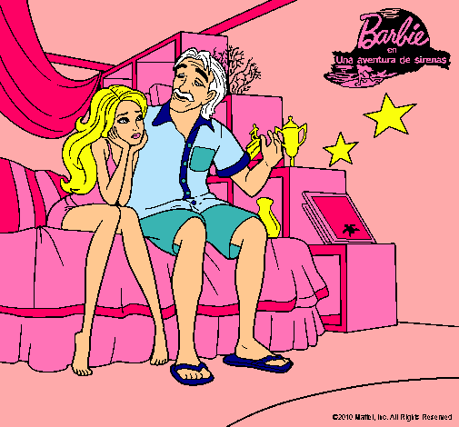 Barbie con su padre