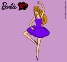 Dibujo Barbie bailarina de ballet pintado por belen04