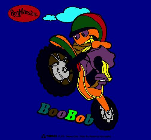 Dibujo BooBob pintado por Daniel2006