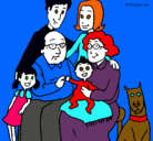 Dibujo Familia pintado por Akemy