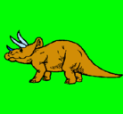 Dibujo Triceratops pintado por ivanchu