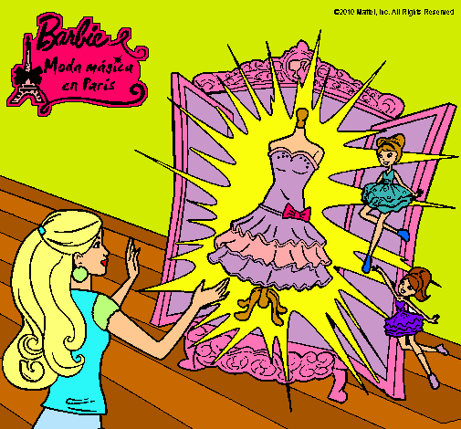 El vestido mágico de Barbie