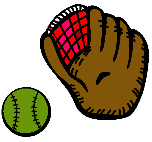 Guante y bola de béisbol