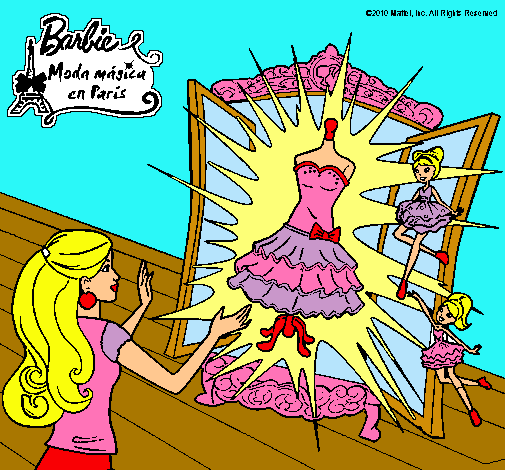 El vestido mágico de Barbie