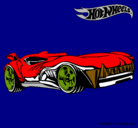 Dibujo Hot Wheels 3 pintado por luisaei