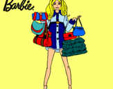 Dibujo Barbie de compras pintado por anititiypedro