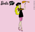 Dibujo Barbie cocinera pintado por hemoxa