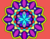 Dibujo Mandala 3 pintado por jhaimar