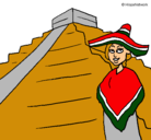 Dibujo México pintado por sorey