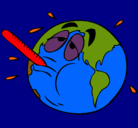 Dibujo Calentamiento global pintado por jeae