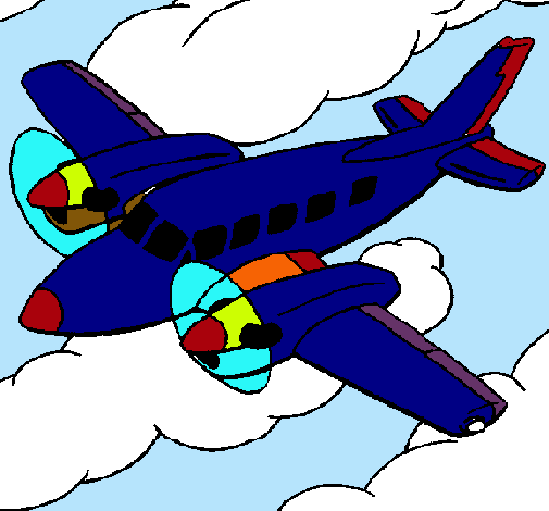Dibujo Avioneta pintado por GIANLUCCA