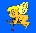 Dibujo Cupido pintado por joceline