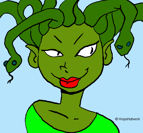 Mujer medusa