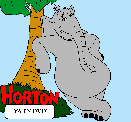 Dibujo Horton pintado por gabib