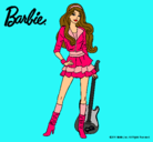 Dibujo Barbie rockera pintado por Antonia10