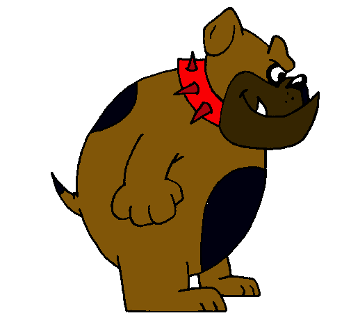 Dibujo Bulldog inglés pintado por Madakite