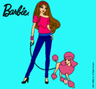 Dibujo Barbie con look moderno pintado por Erza_Eiza