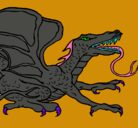 Dibujo Dragón réptil pintado por ruben1